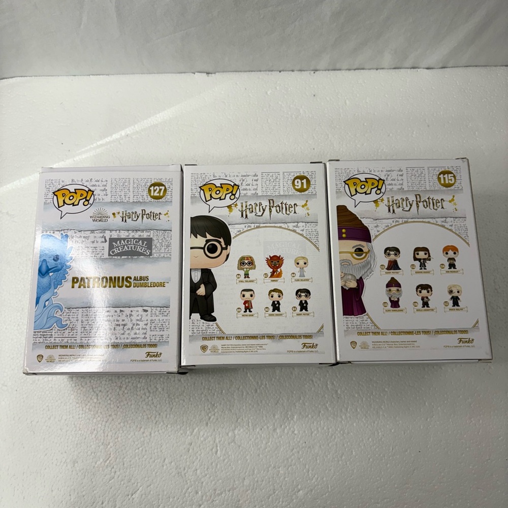 Lot of 3 Funko pop! Harry Potter, Dumbledore, patronus 127 115 91 - Picture 2 of 6